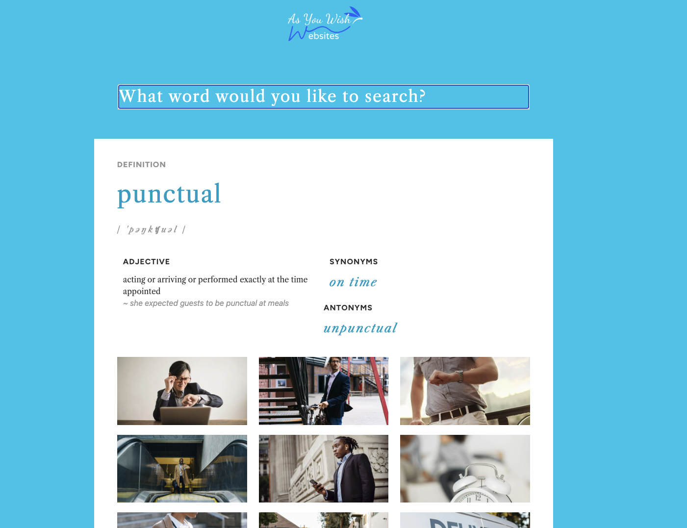 dictionary project